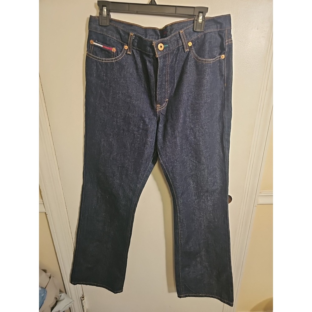TOMMY HILFIGER Tommy Jeans Women's Juniors  13  32 Inseam Dark Blue Wash